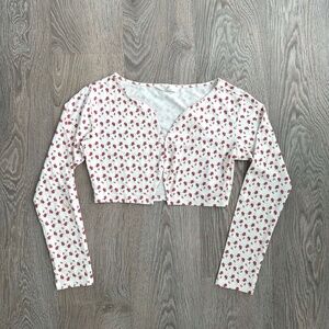 437 cropped cardigan